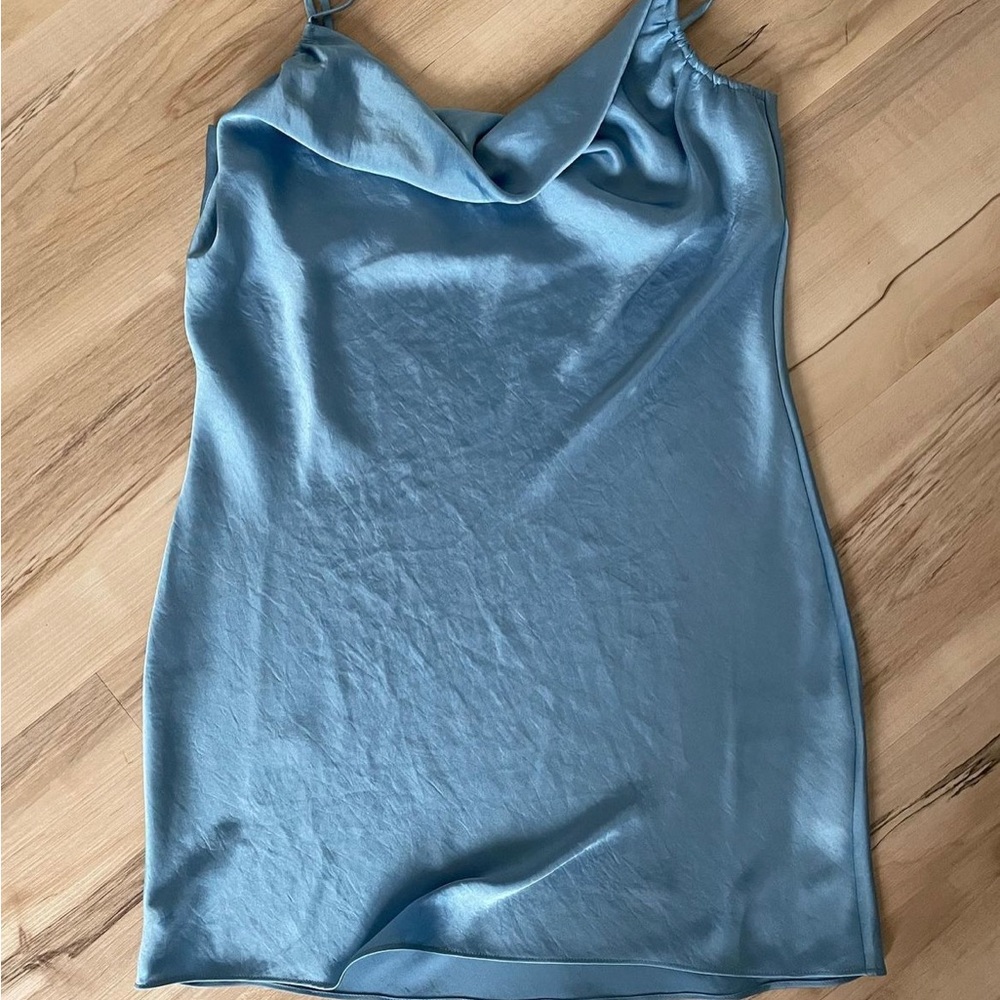 Wilfred cowl neck mini dress